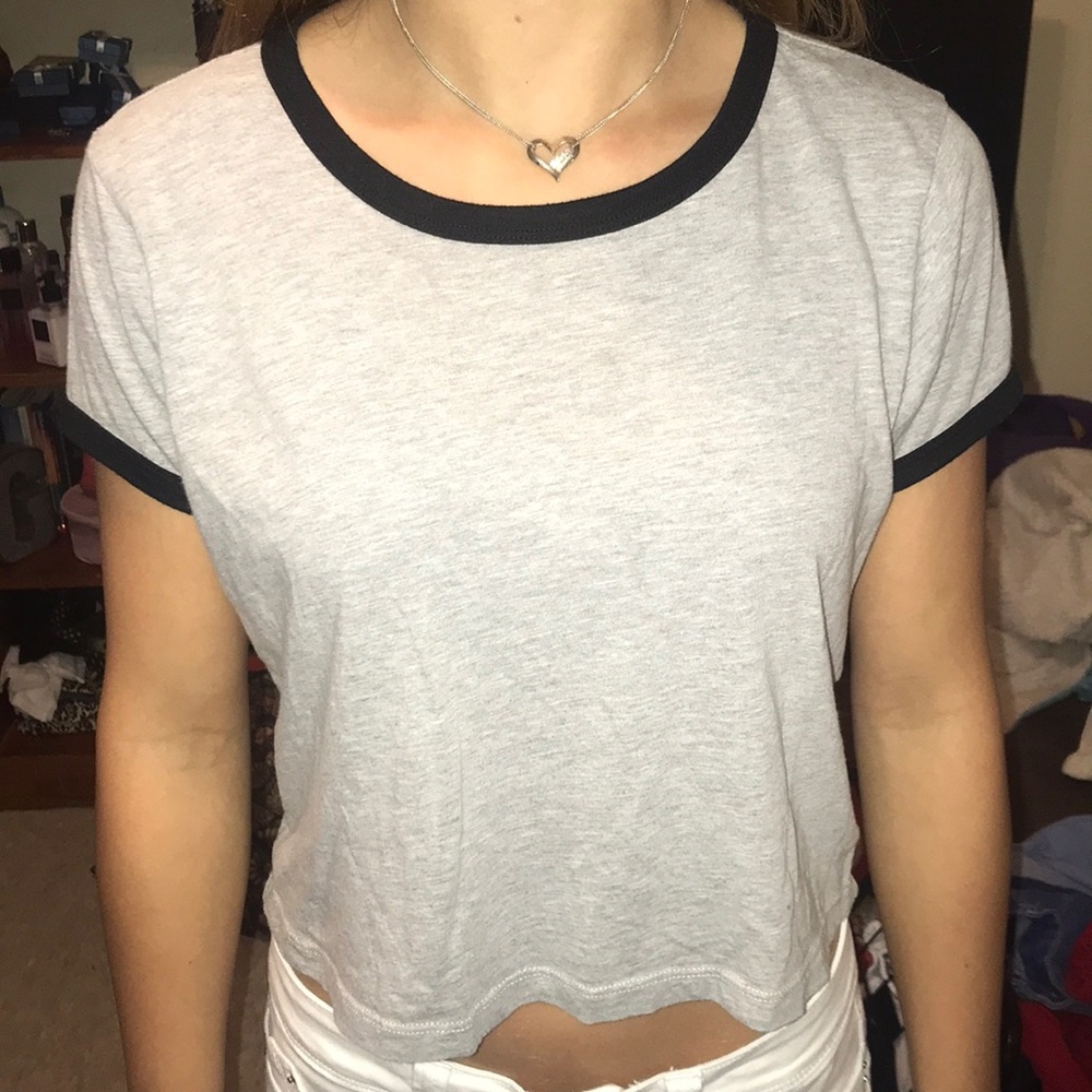 Crop top tee shirt